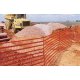 Bariérové pvc oplotenie 1x30m oranžové