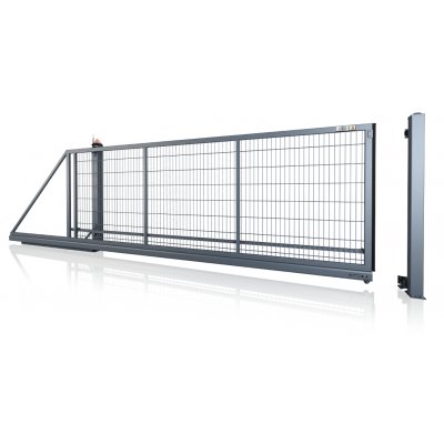 Samonosná posuvná brána automatická Pozink Gardia 140cm x 550cm