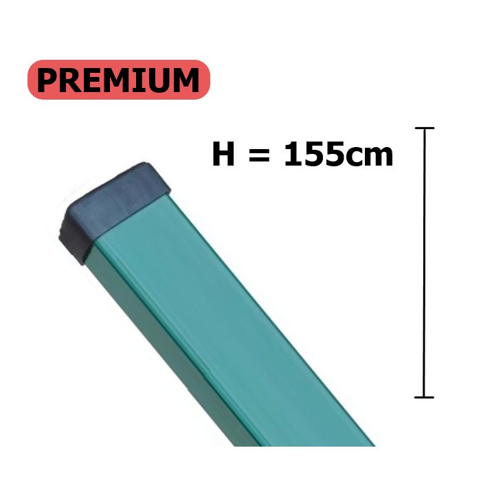 PREMIUM Stĺpik 155cm zelený