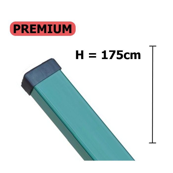 Premium Stĺpik 175cm zelený