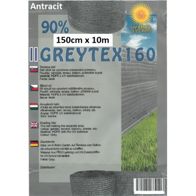 ANTRATEX 150cm Tieniaca sieť 90% (10m)