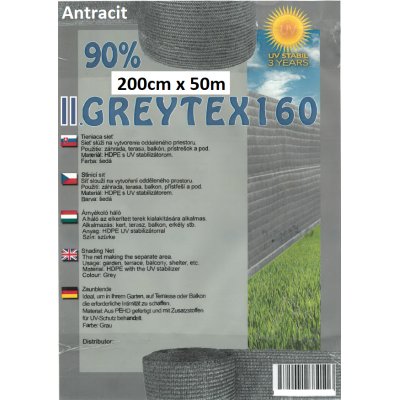 ANTRATEX 200cm Tieniaca sieť 90% (50m)