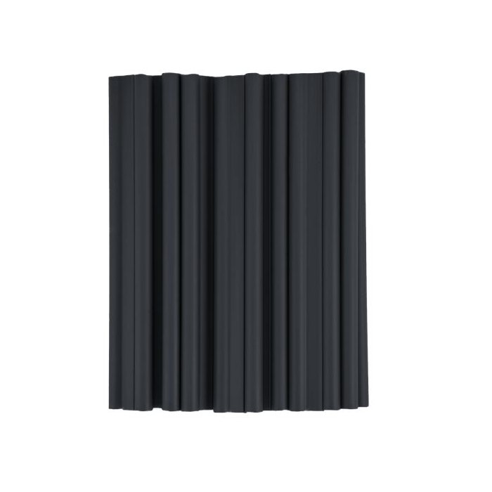 Solid ukončovací klips grafit 1ks (bradas) 19cm