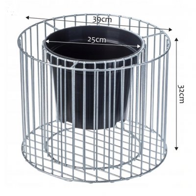 Gabionový kvetináč RING plus L
