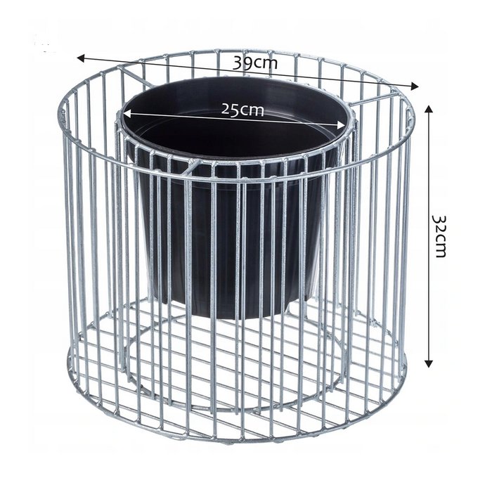 Gabionový kvetináč RING plus L