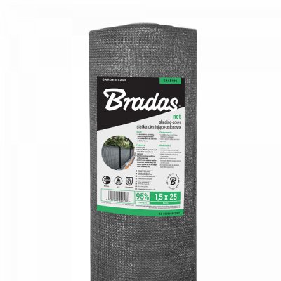 Bradastex 150cm Tieniaca sieť 95% (25m) Novinka
