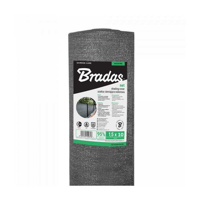Bradastex 150cm Tieniaca sieť 95% (10m) Novinka