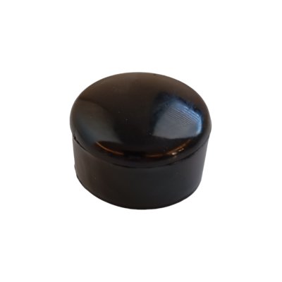 48mm Čiapočka na stĺpik čierna
