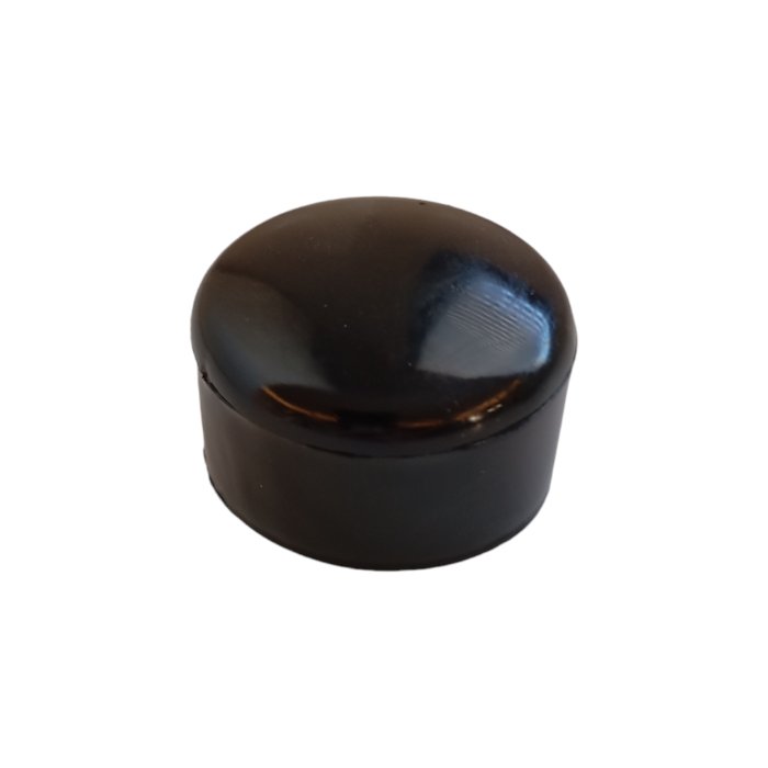 48mm Čiapočka na stĺpik čierna