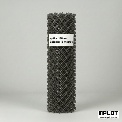 180cm Pletivo 50 Antracit