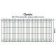 103cm Antracit Panel Classic 3D 