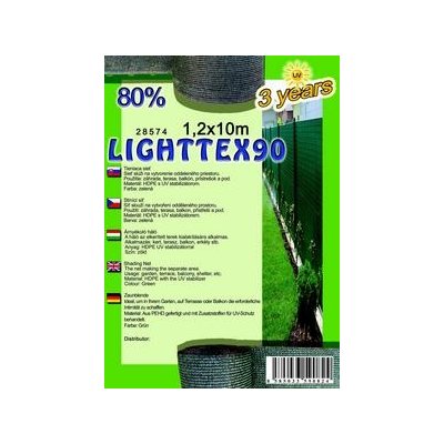 LIGHTTEX 120cm Tieniaca sieť 80% (10m)