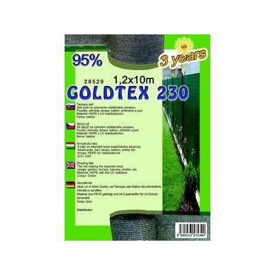 GOLDTEX 120cm Tieniaca sieť 95% (10m)