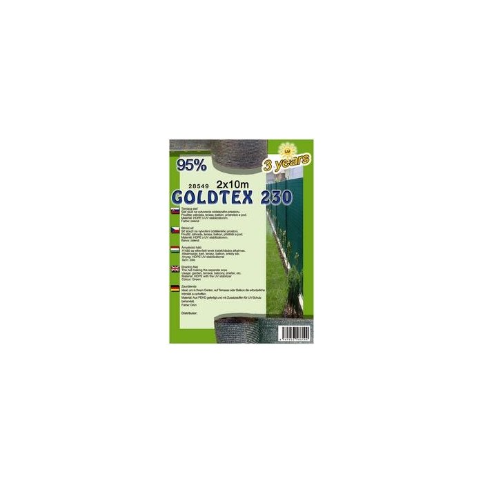 GOLDTEX 200cm Tieniaca sieť 95% (10m)