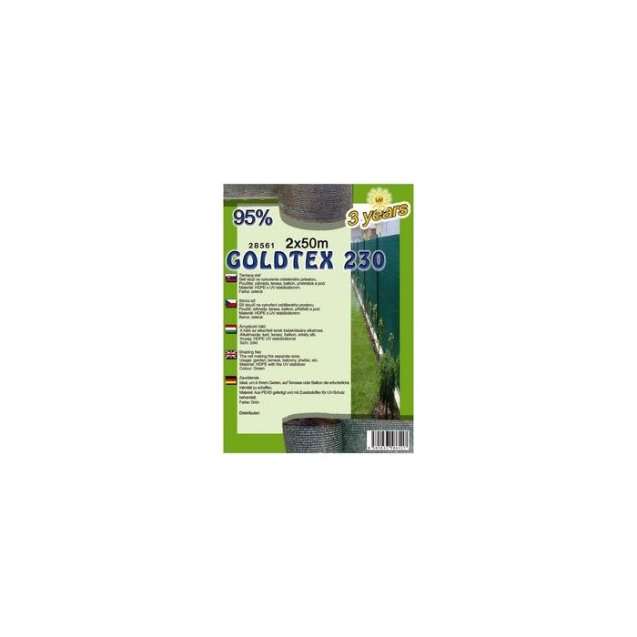 GOLDTEX 200cm Tieniaca sieť 95% (50m)