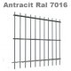 123cm Antracit panel GAMA 2D