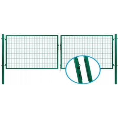 175x355cm Brána PROMOTION zelená