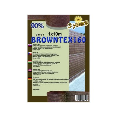 BROWNTEX 100cm Tieniaca sieť 90% (10m)