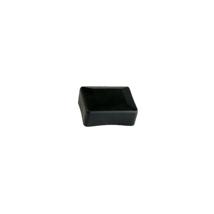 60x60mm Čiapočka na stĺpik čierna