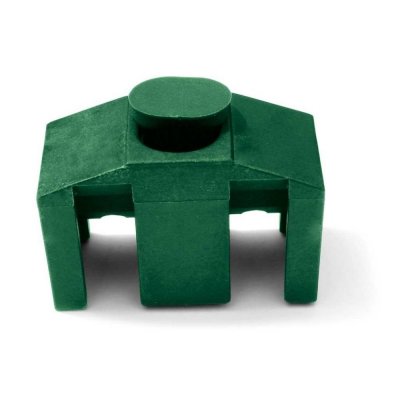 Príchytka panelu 3D k stĺpikom QUATRO zelená