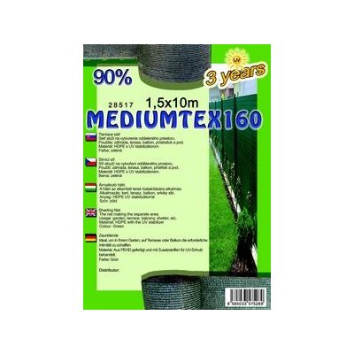 MEDIUMTEX 150cm Tieniaca sieť 90% (10m)